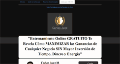 Desktop Screenshot of carlosjuez.com