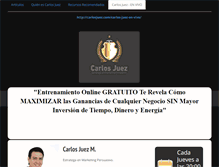 Tablet Screenshot of carlosjuez.com